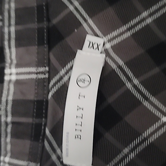 Black Plaid Shirt - Picture 3 of 4